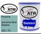 Preview: Porsche, Ipanema Blue Metallic, 3S2 / F2: 1L Lackdose, von ATW Autoteile West.